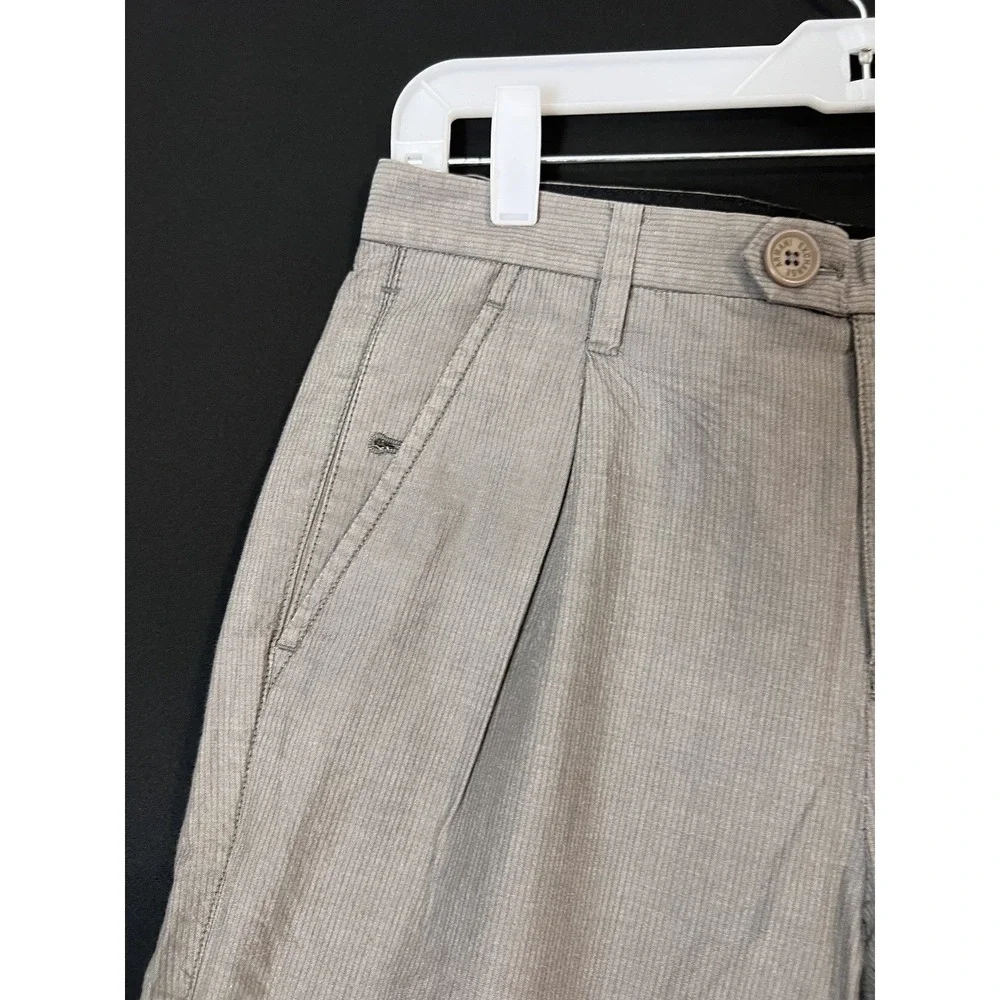 Armani Exchange A|X Men's 29 Short Gray Vertical‎ Pinstripe Chino Pants